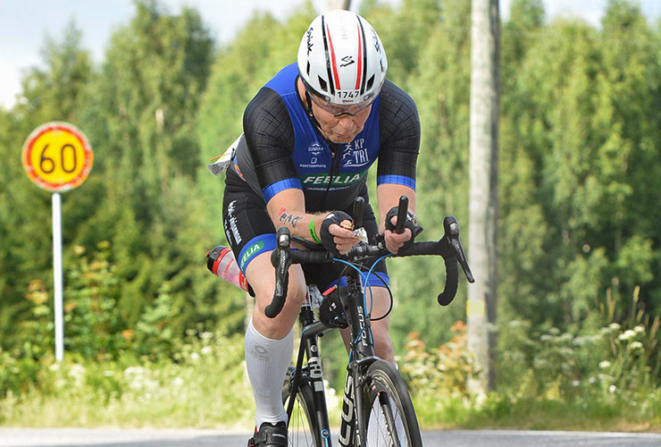 Tuomo Lahti osallistui kesällä 2018 Ironman Lahti -osakilpailun puolimatkalle triathlonissa.